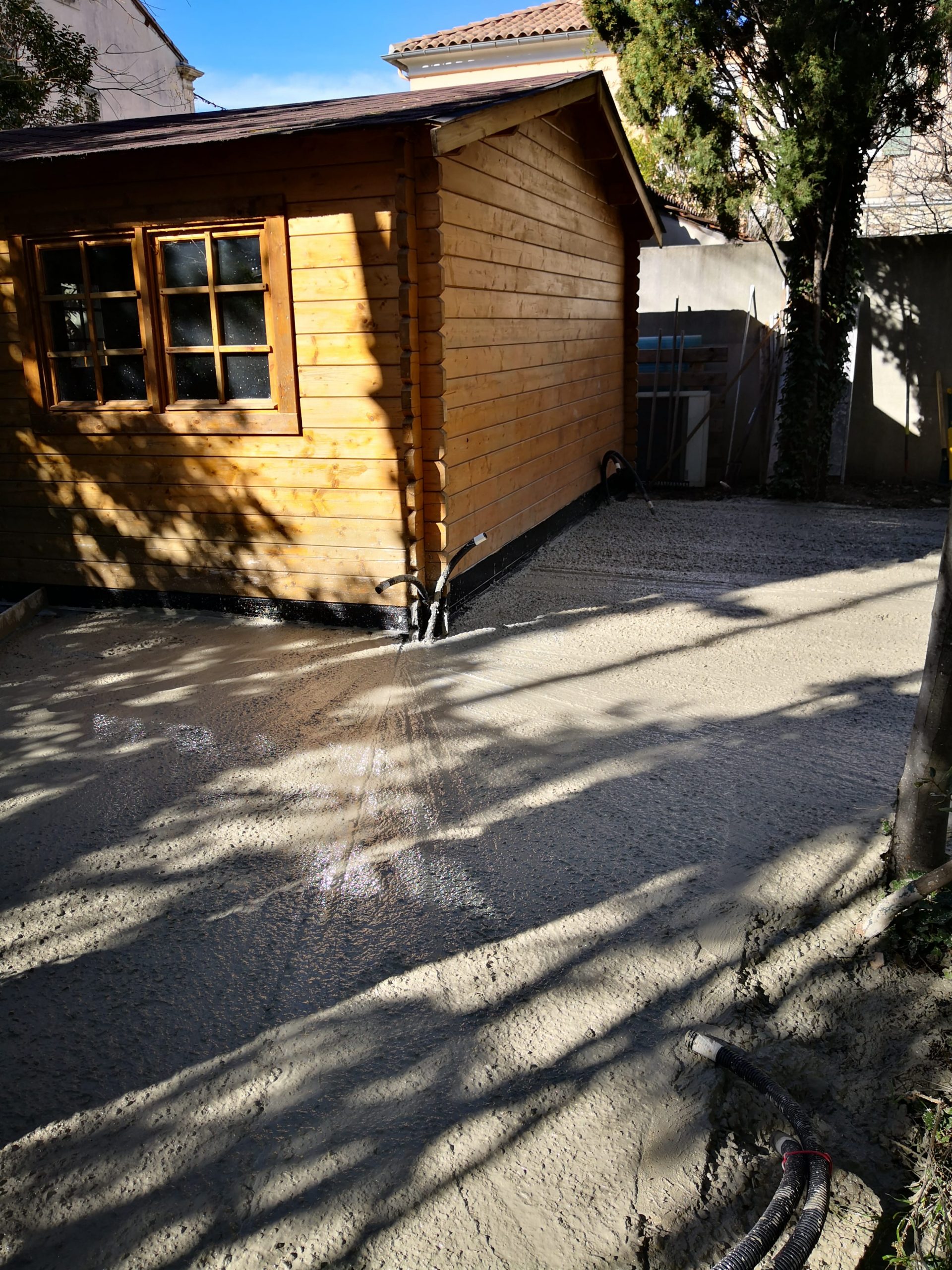 Terrasse de chalet